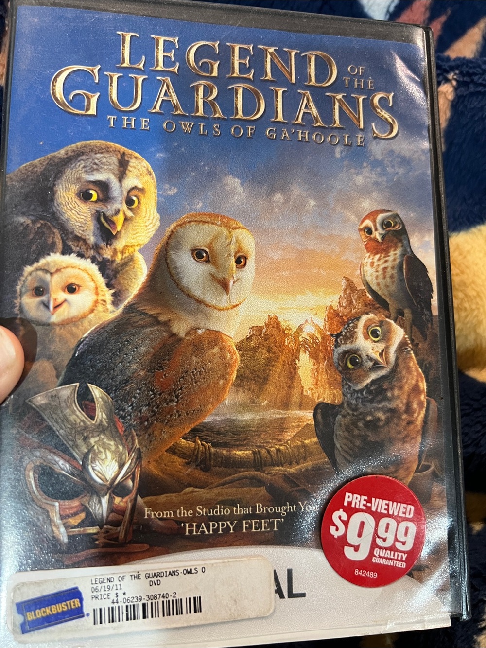 Legend of the Guardians: The Owls of Ga'Hoole DVD - z30
